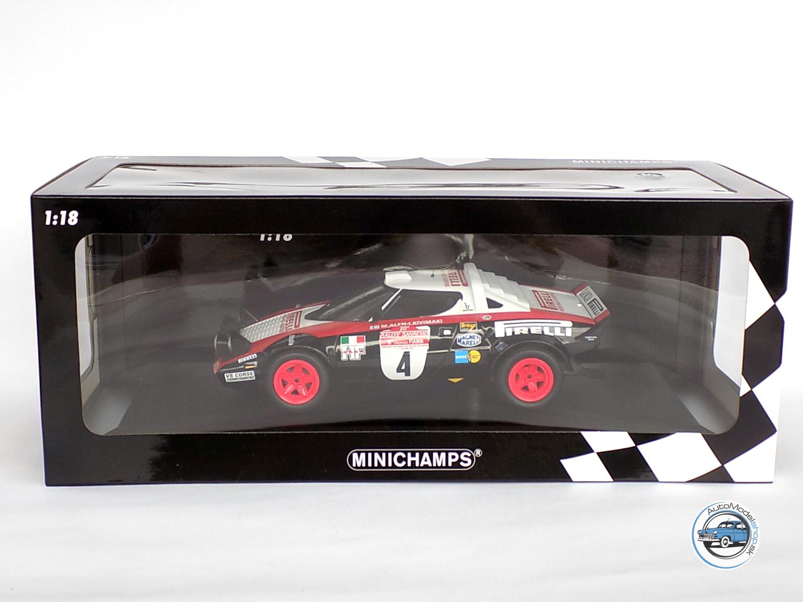 LANCIA STRATOS HF PIRELLI N 4 WINNER RALLY SANREMO 1978 M.ALEN - L.KIVIMAKI - 1:18 MINICHAMPS – Obrázok 7