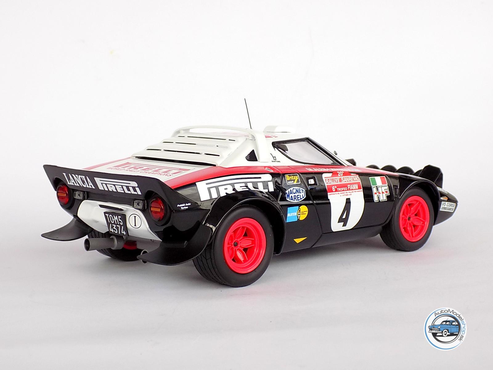 LANCIA STRATOS HF PIRELLI N 4 WINNER RALLY SANREMO 1978 M.ALEN - L.KIVIMAKI - 1:18 MINICHAMPS – Obrázok 3
