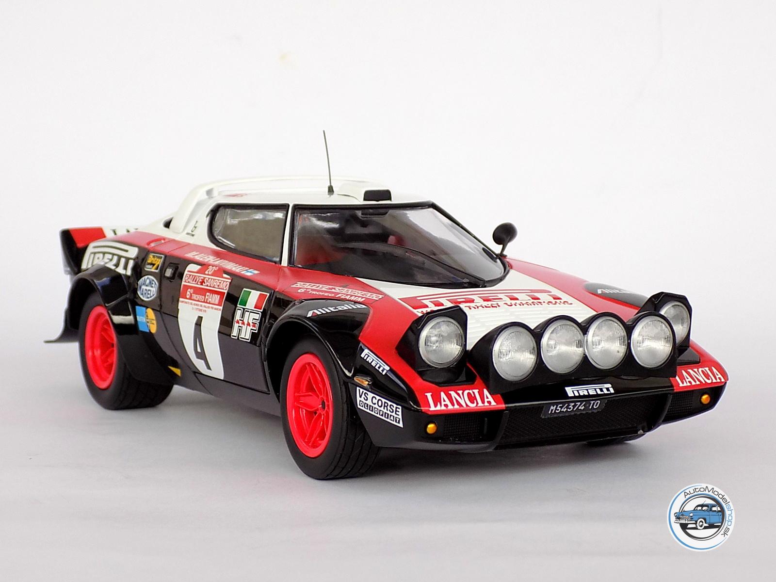 LANCIA STRATOS HF PIRELLI N 4 WINNER RALLY SANREMO 1978 M.ALEN - L.KIVIMAKI - 1:18 MINICHAMPS – Obrázok 4