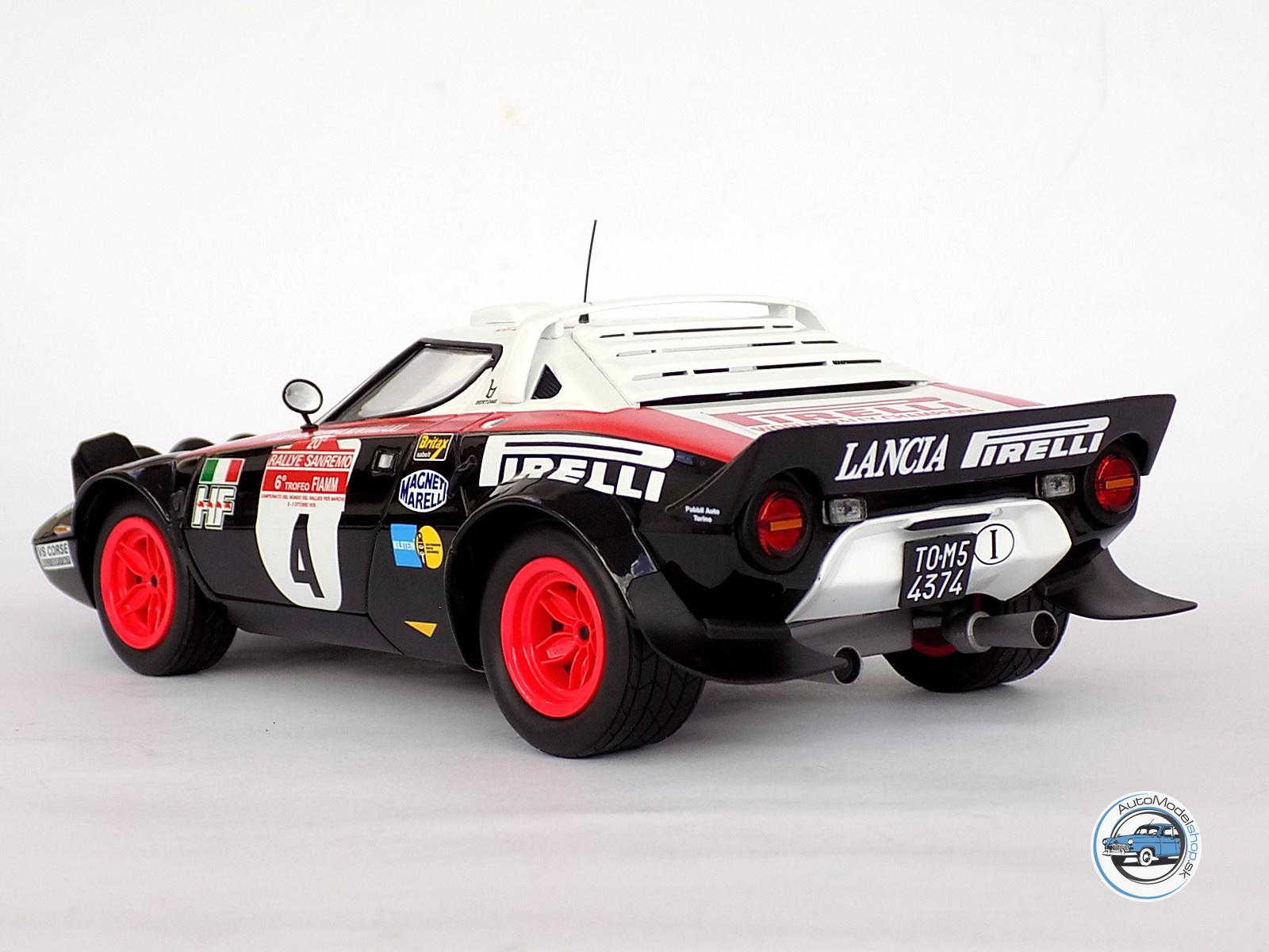 LANCIA STRATOS HF PIRELLI N 4 WINNER RALLY SANREMO 1978 M.ALEN - L.KIVIMAKI - 1:18 MINICHAMPS – Obrázok 5
