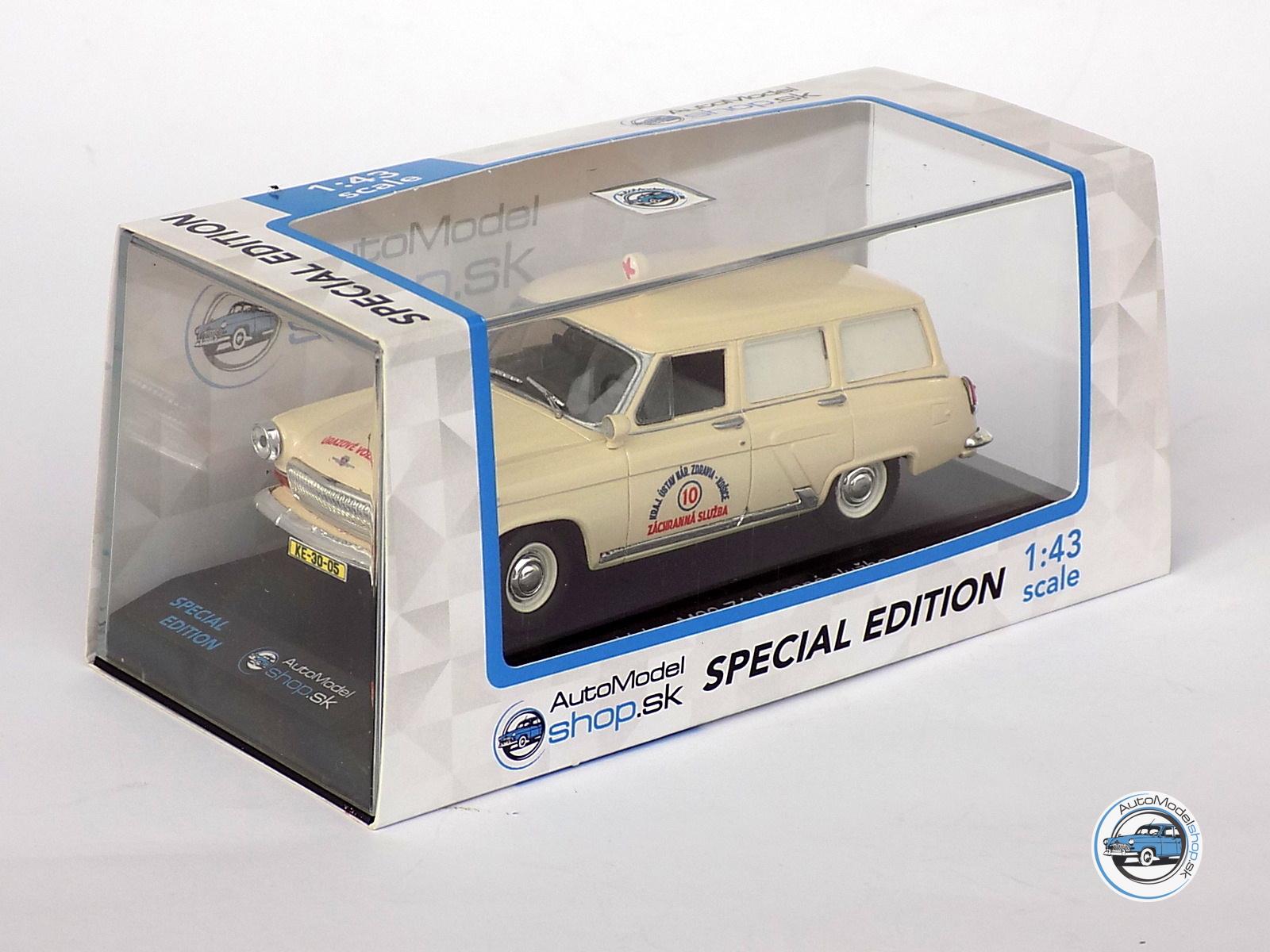 VOLGA GAZ M22 AMBULANCE Záchranné vozidlo - Krajský ústav národného zdravia Košice - 1:43 – Obrázok 4