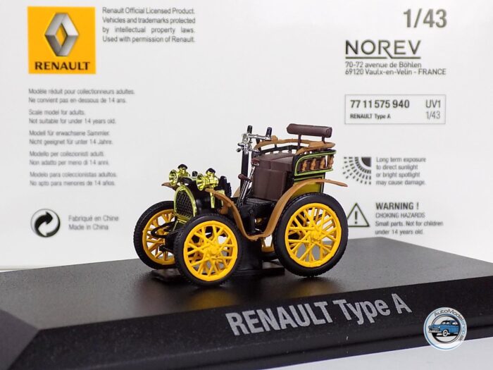 RENAULT TYP A 1898 - 1:43 NOREV