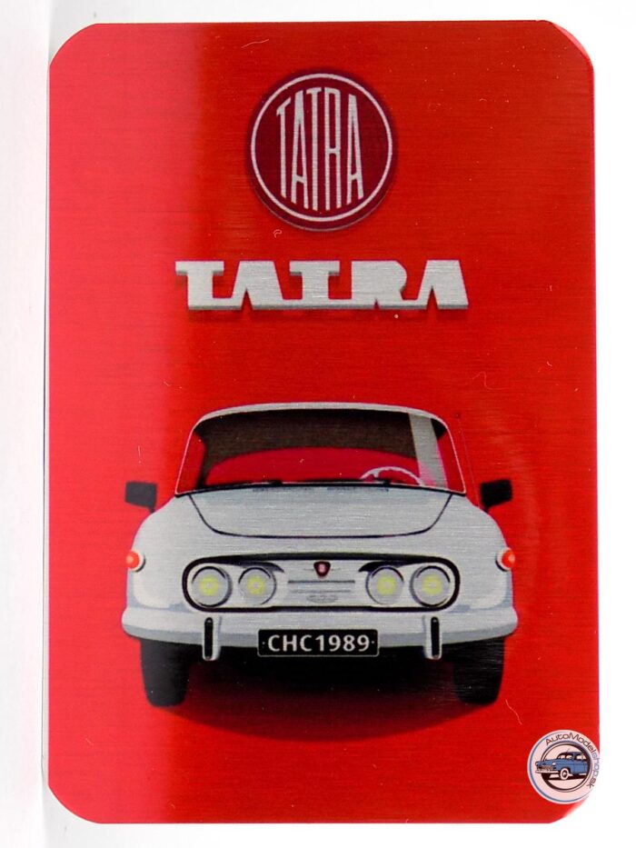 Kovová magnetka TATRA 603 ( červená )