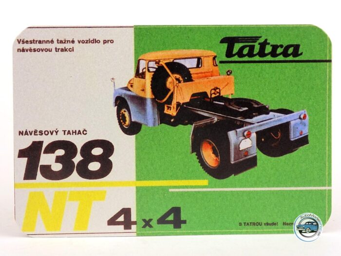 Kovová magnetka TATRA 138 NT 4x4