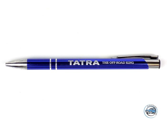 Kovové pero TATRA THE OFF-ROAD KING modré – modrá náplň