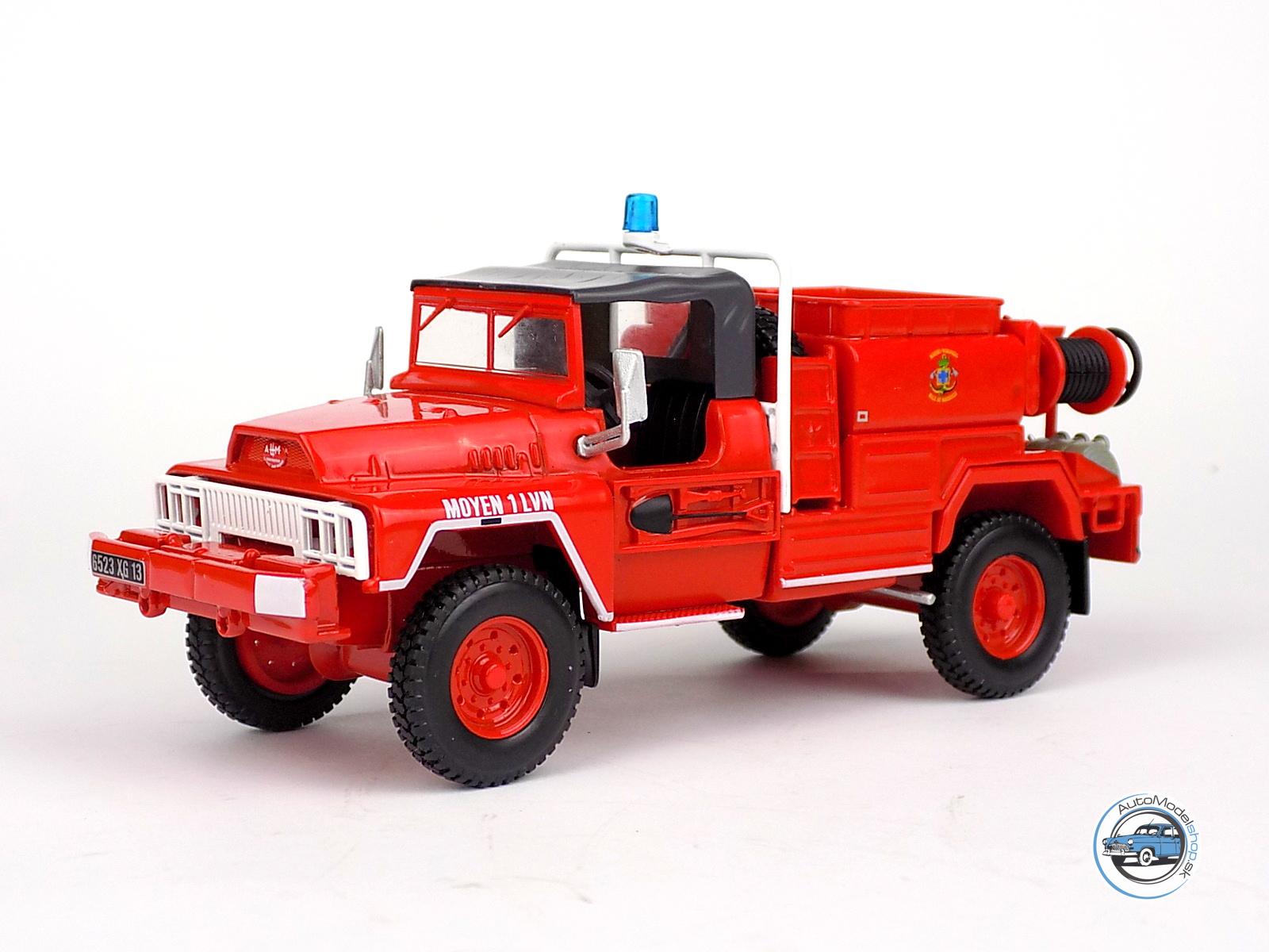 ACMAT TPK 4x4 CISTERNA - HASIČI TALIANSKO 1985 - 1:43 Hachette