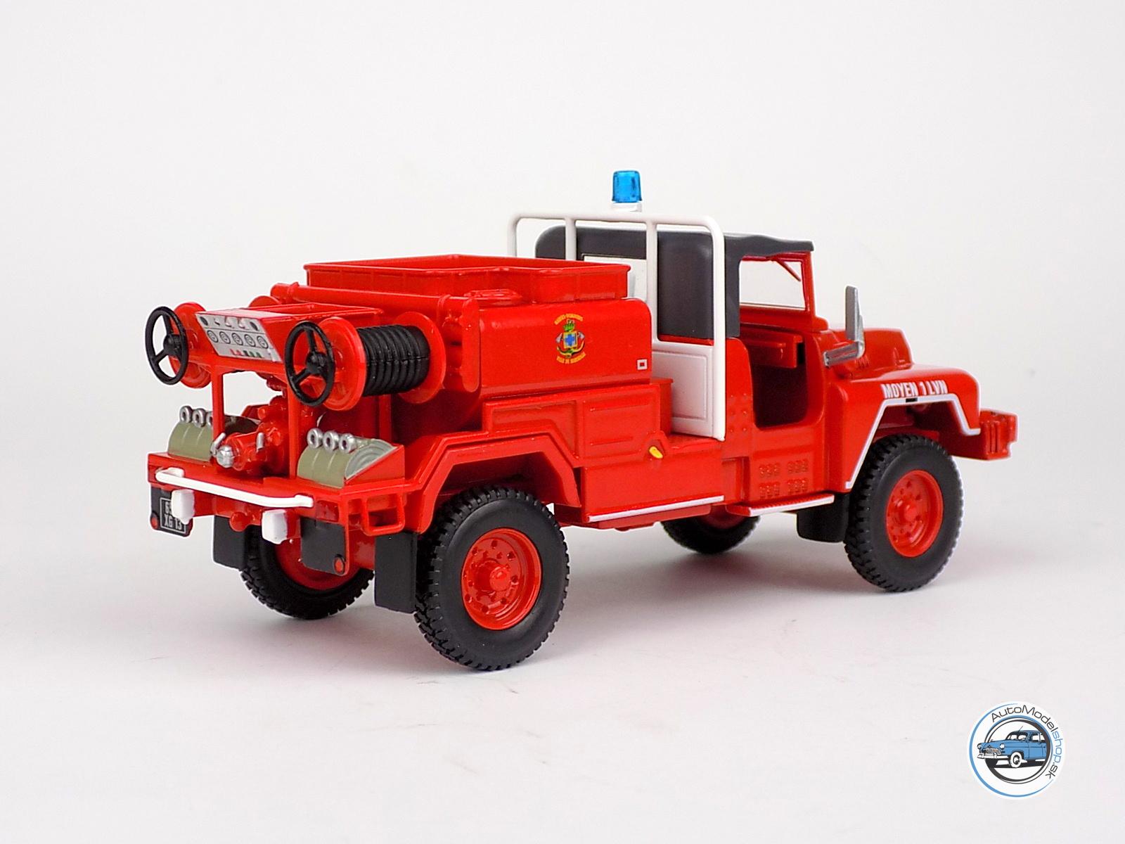 ACMAT TPK 4x4 CISTERNA - HASIČI TALIANSKO 1985 - 1:43 Hachette – Obrázok 2