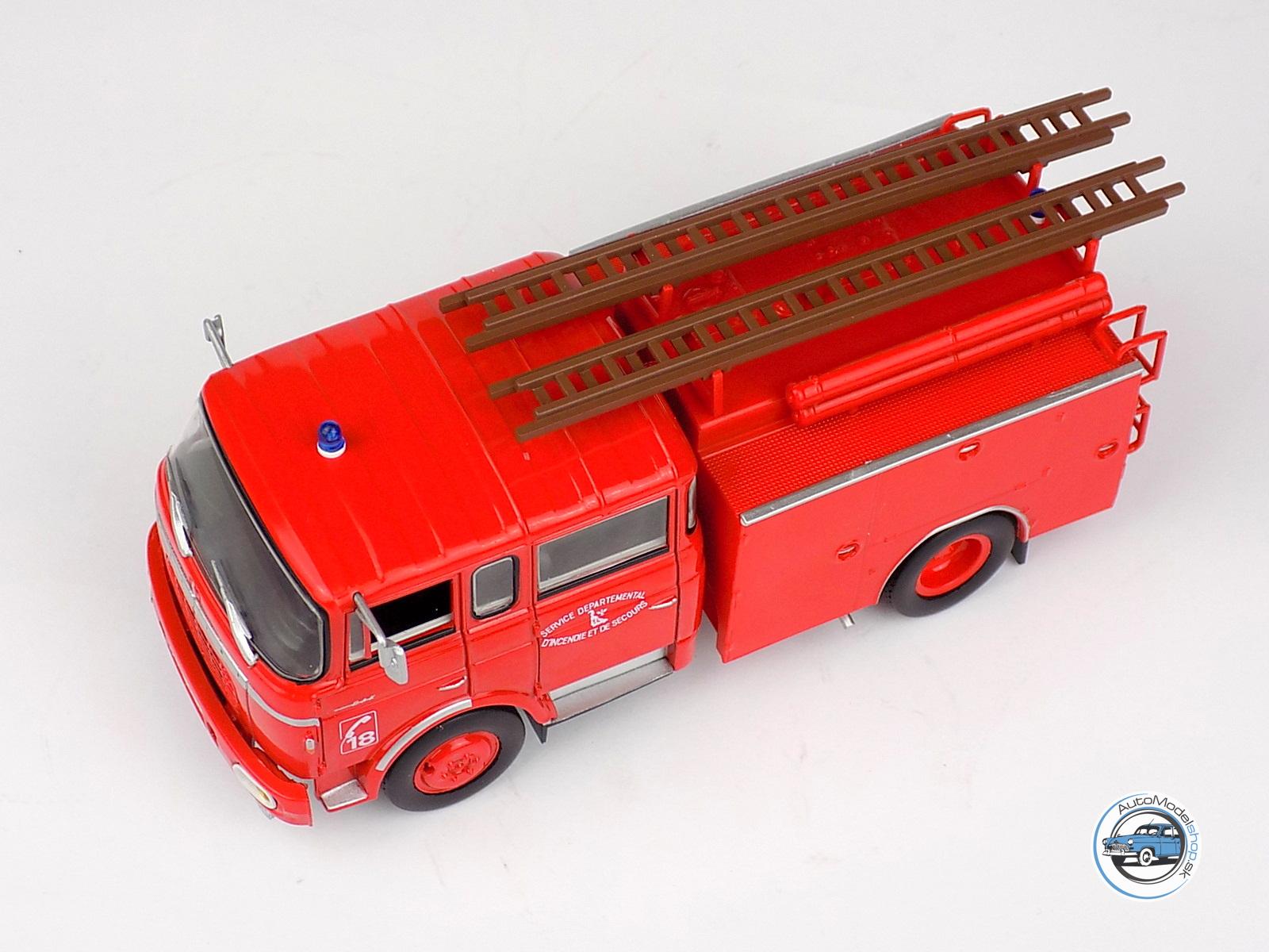 BERLIET FPT GAK 20H CISTERNA - HASIČI 1960 - 1:43 Hachette – Obrázok 2