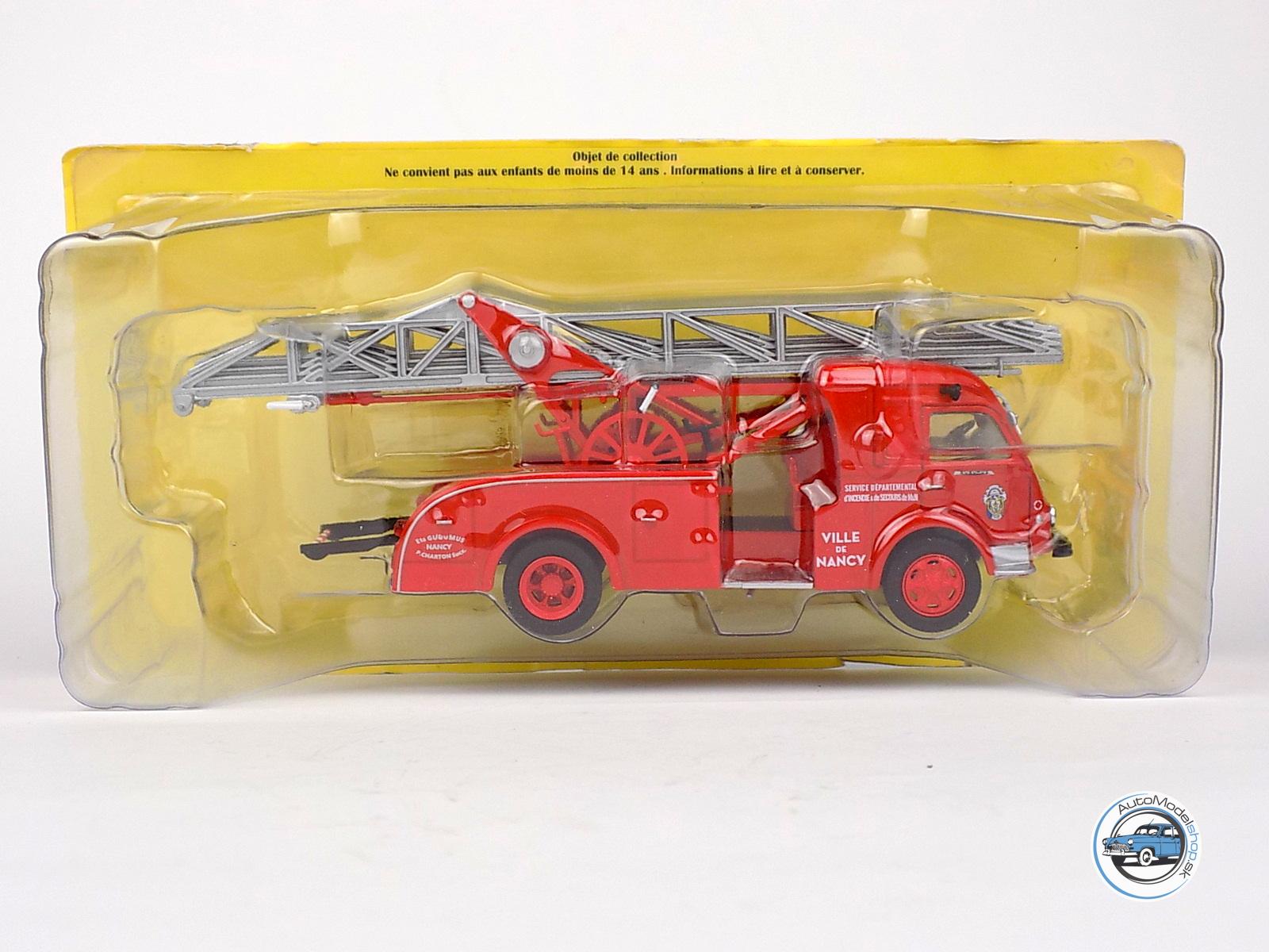 RENAULT GALION HASIČI GUGUMUS VILLE DE NANCY 1960 - 1:43 Hachette – Obrázok 5