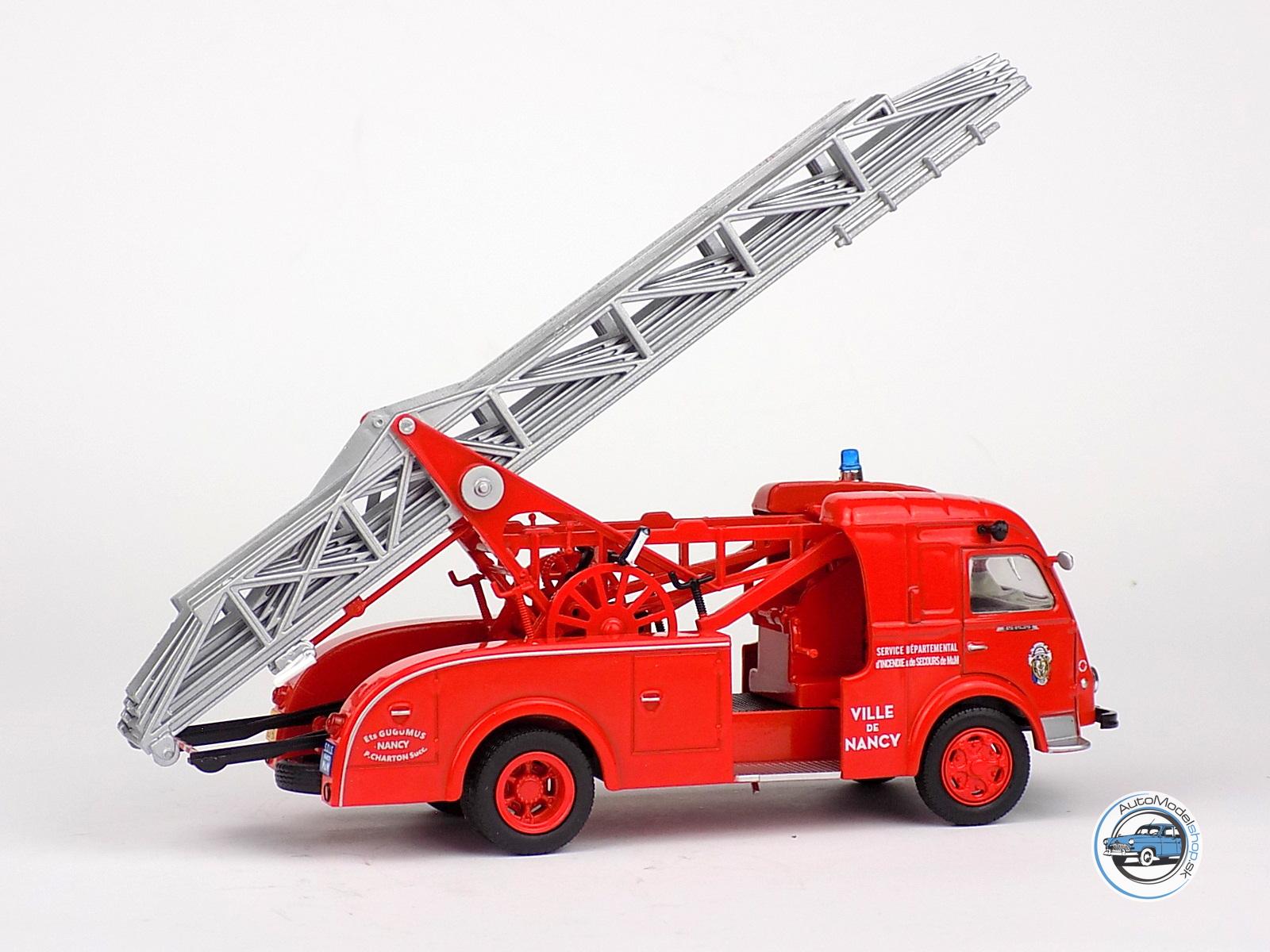 RENAULT GALION HASIČI GUGUMUS VILLE DE NANCY 1960 - 1:43 Hachette – Obrázok 3
