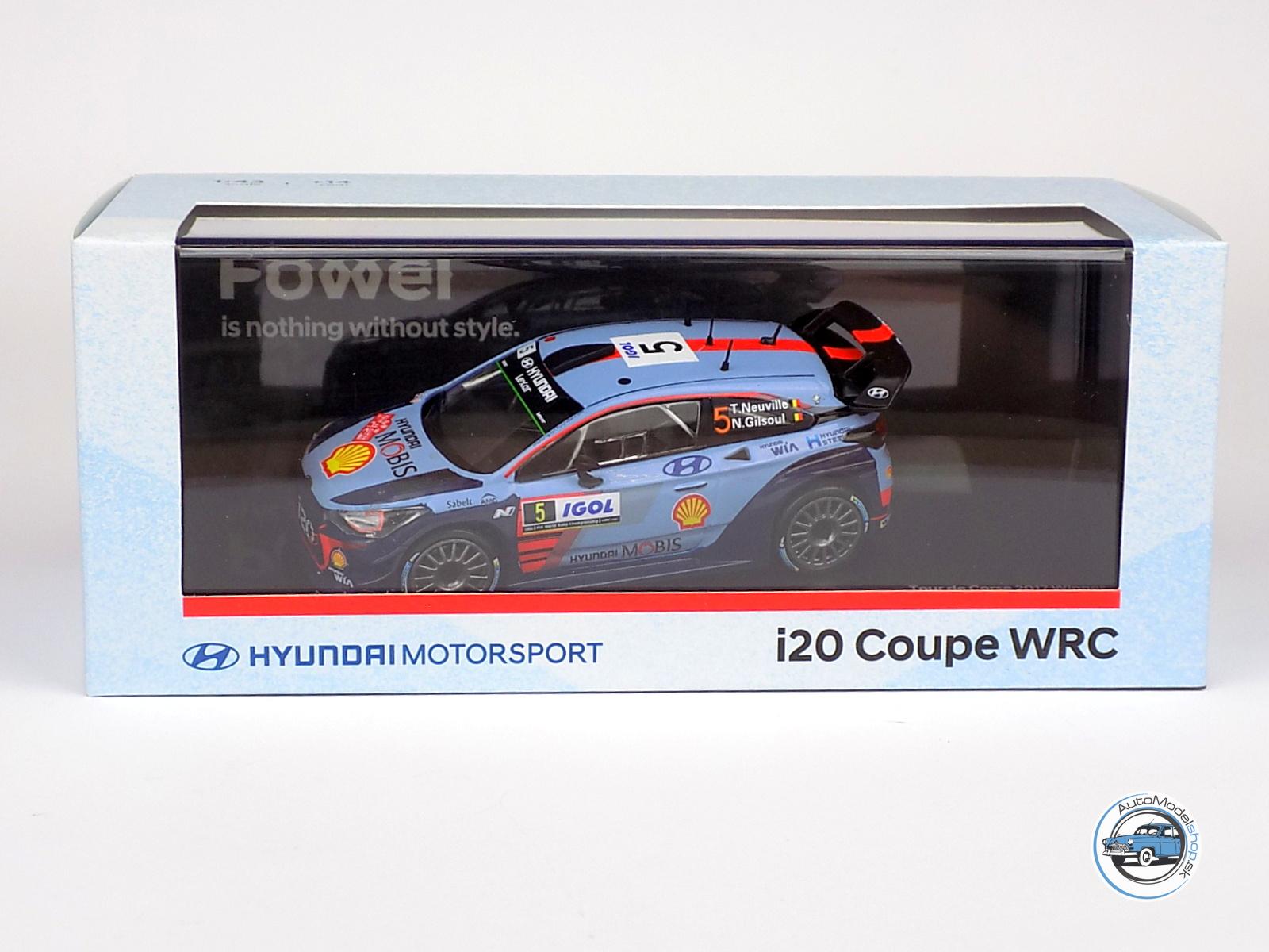 HYUNDAI i20 Coupe WRC #5 víťaz Rallye Tour de Corse 2017 Neuville & Gilsoul 1:43 – Obrázok 7