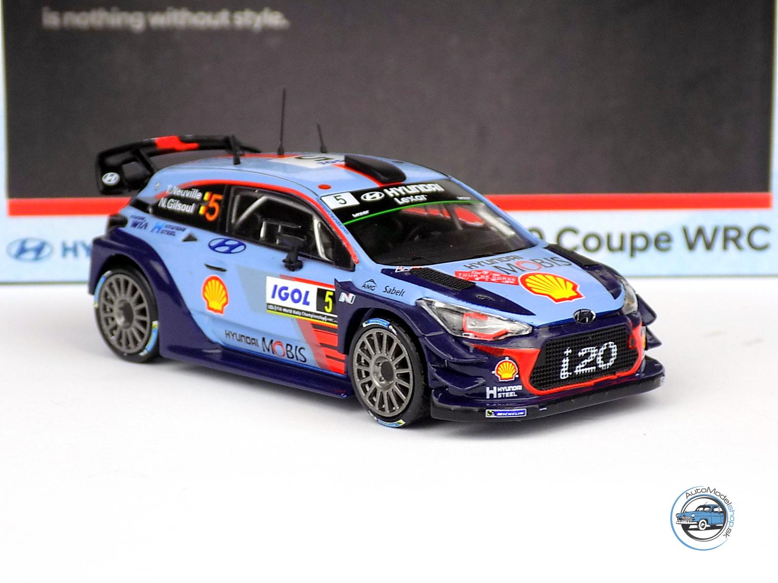 HYUNDAI i20 Coupe WRC #5 víťaz Rallye Tour de Corse 2017 Neuville & Gilsoul 1:43 – Obrázok 4