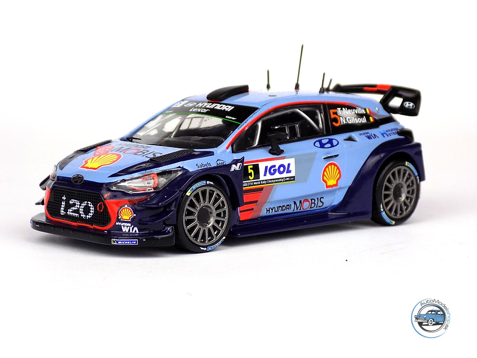 HYUNDAI i20 Coupe WRC #5 víťaz Rallye Tour de Corse 2017 Neuville & Gilsoul 1:43 – Obrázok 2