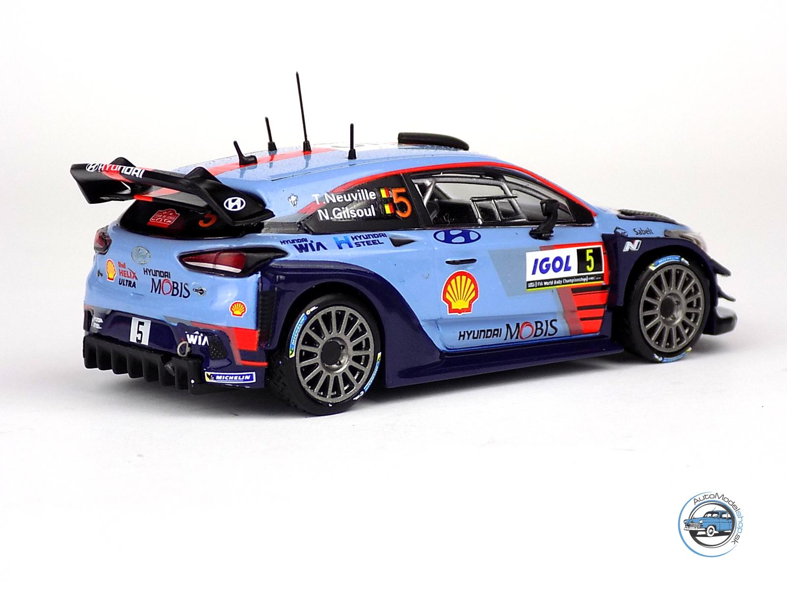 HYUNDAI i20 Coupe WRC #5 víťaz Rallye Tour de Corse 2017 Neuville & Gilsoul 1:43 – Obrázok 3