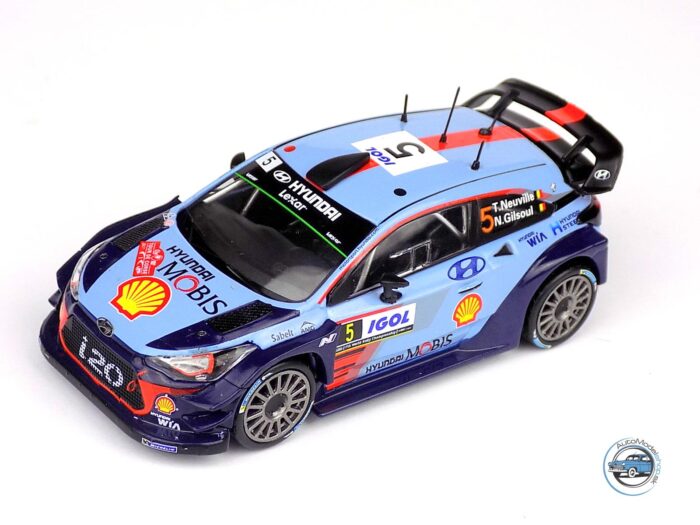 HYUNDAI i20 Coupe WRC #5 víťaz Rallye Tour de Corse 2017 Neuville & Gilsoul 1:43