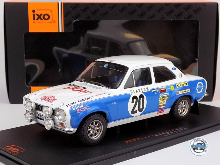 FORD ESCORT MKI RS 1600 (night version) N 20 RALLY MONTECARLO 1973 H.MIKKOLA - J.PORTER - 1:18 IXO