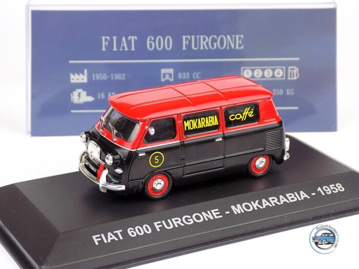 FIAT 600 CORIASCO (MULTIPLA) MOKARABIA CAFFE' 1958 - 1:43 EAGLEMOSS