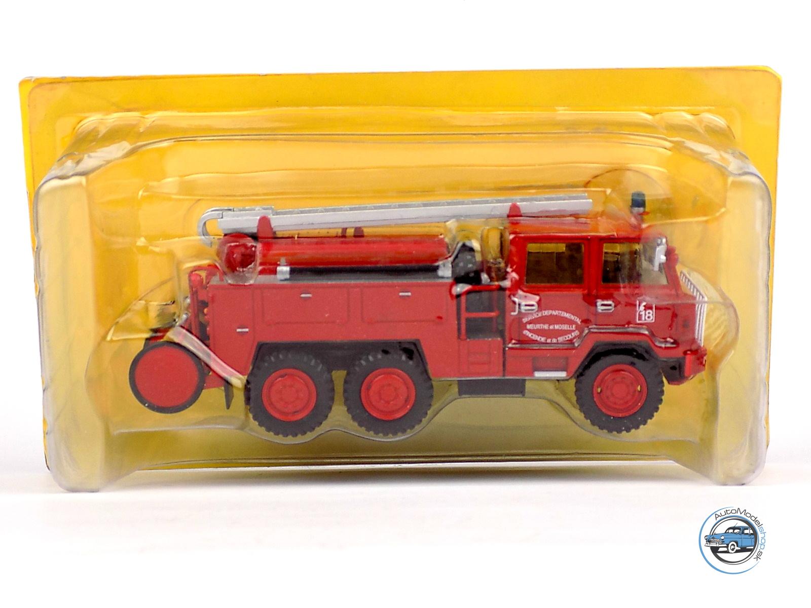 BERLIET FF 6X6 CISTERNA HASIČI FRANCE 1971 - 1:43 Hachette – Obrázok 4
