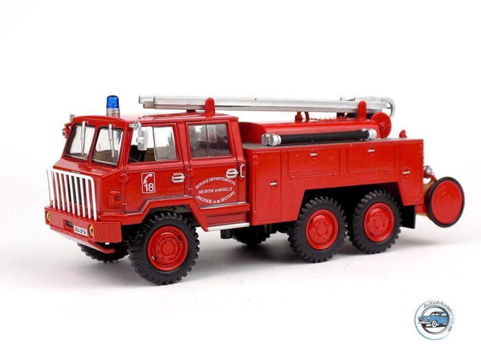 BERLIET FF 6X6 CISTERNA HASIČI FRANCE 1971 - 1:43 Hachette