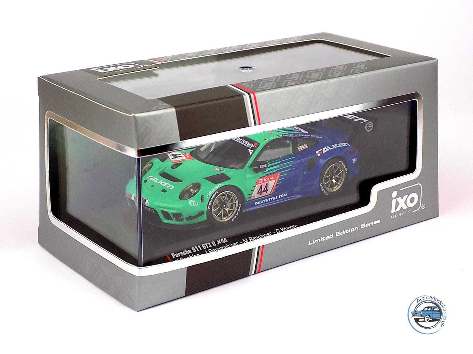 PORSCHE 911 991-2 GT3 R TEAM FALKEN MOTORSPORT N 44 24h NURBURGRING 2019 K.BACHLER - J.BERGMEISTER - M.RAGGINGER - D.WERNER - 1:43 IXO – Obrázok 4