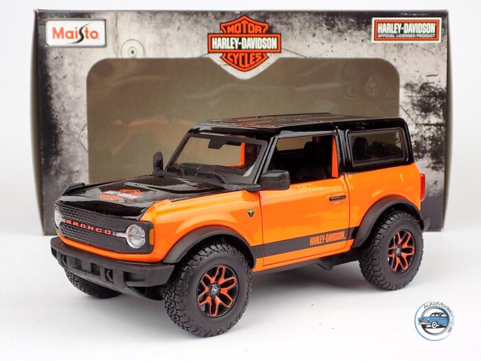 FORD BRONCO CUSTOM HARLEY DAVIDSON 2021 - 1:24 MAISTO