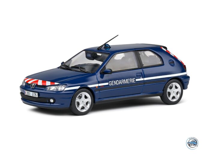 PEUGEOT 306 S16 GENDARMERIE 1998 - 1:43 SOLIDO
