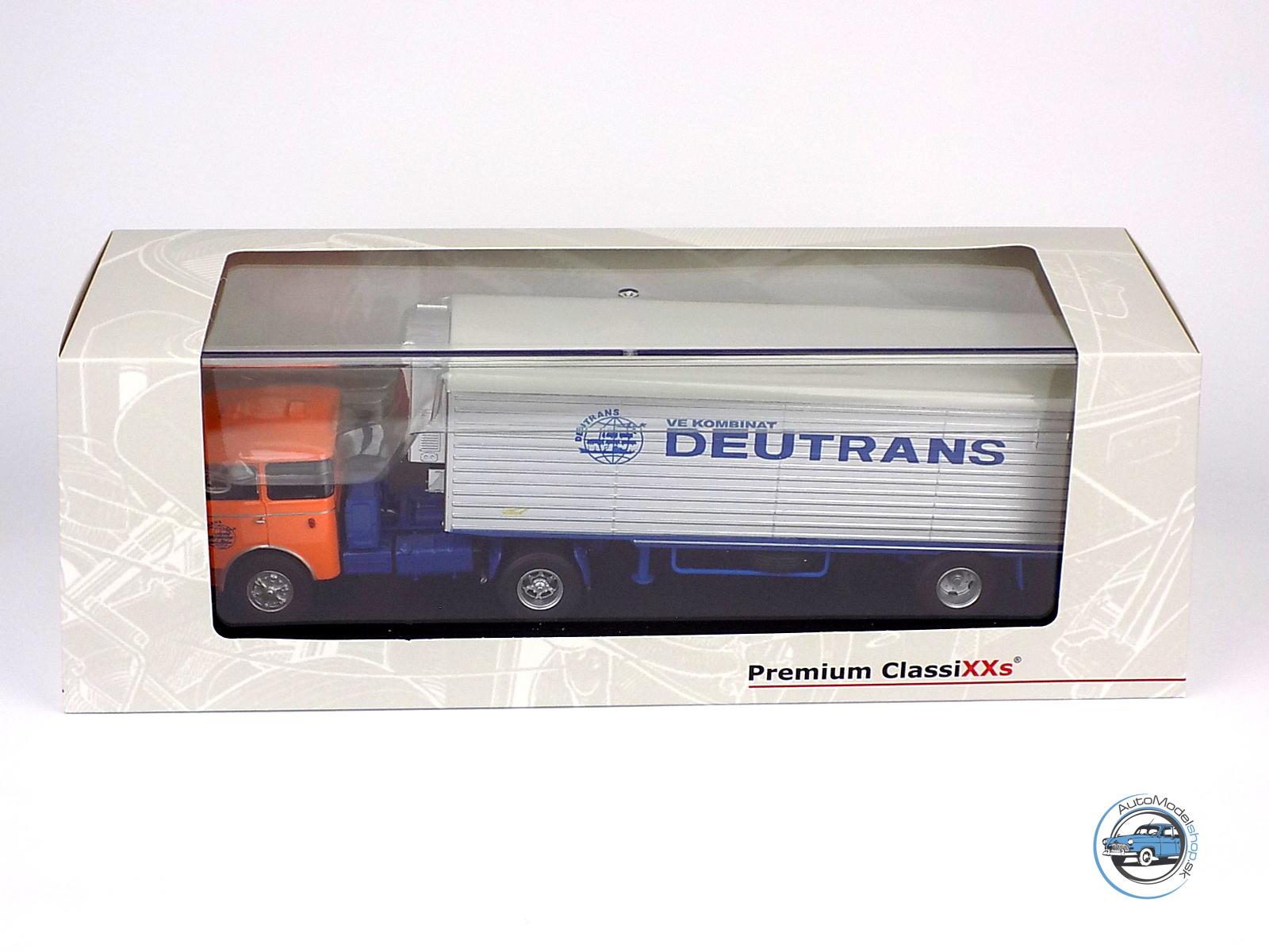 LIAZ 706 MTTN + CHLADIARENSKÝ NÁVES ORLIČAN N12CH DEUTRANS 1978 - 1:43 Premium ClassiXXs – Obrázok 6
