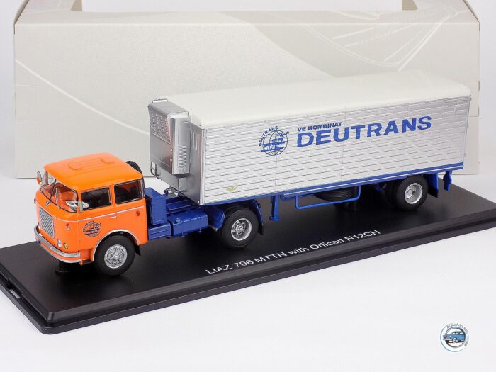 LIAZ 706 MTTN + CHLADIARENSKÝ NÁVES ORLIČAN N12CH DEUTRANS 1978 - 1:43 Premium ClassiXXs