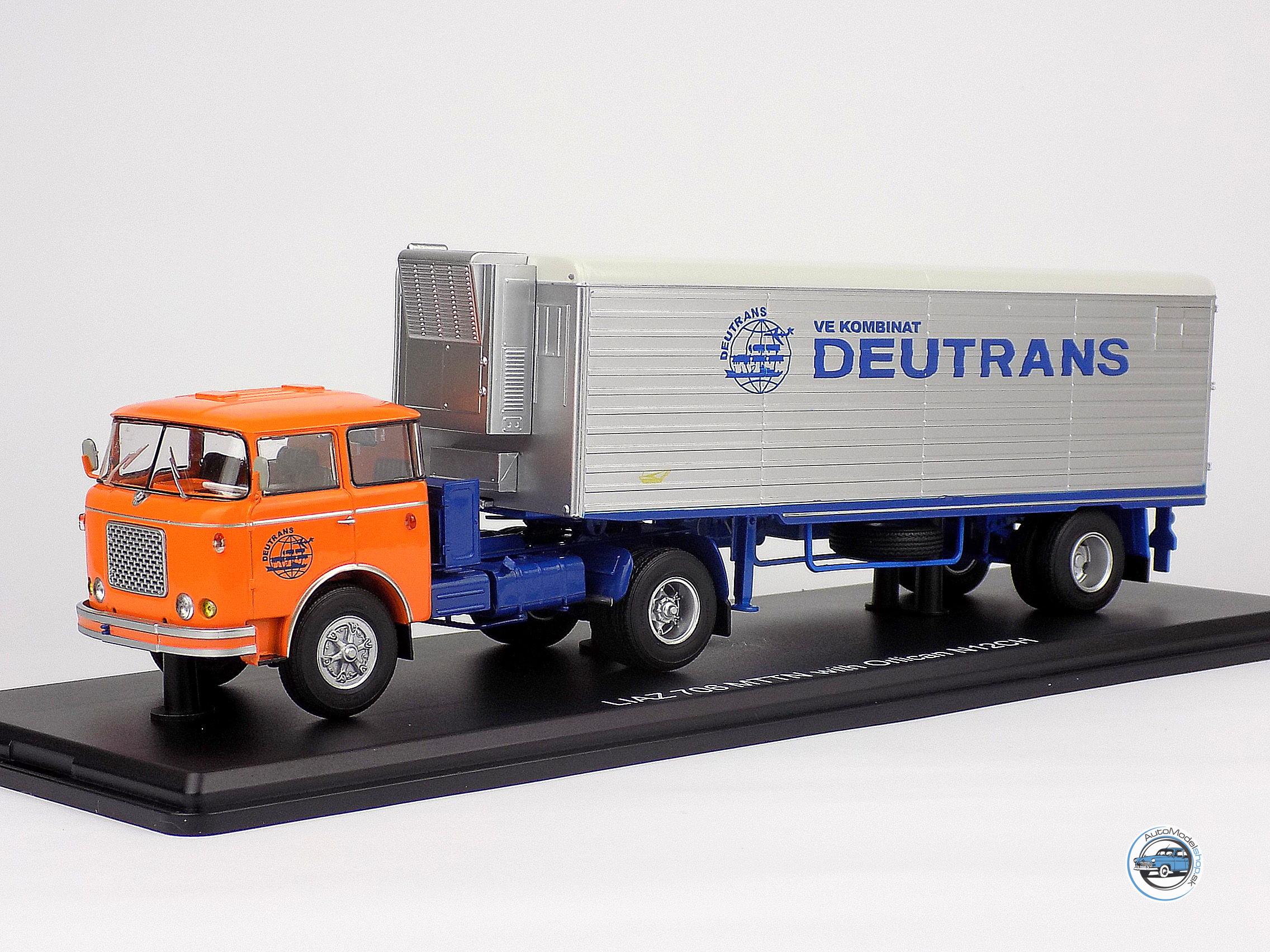 LIAZ 706 MTTN + CHLADIARENSKÝ NÁVES ORLIČAN N12CH DEUTRANS 1978 - 1:43 Premium ClassiXXs – Obrázok 2