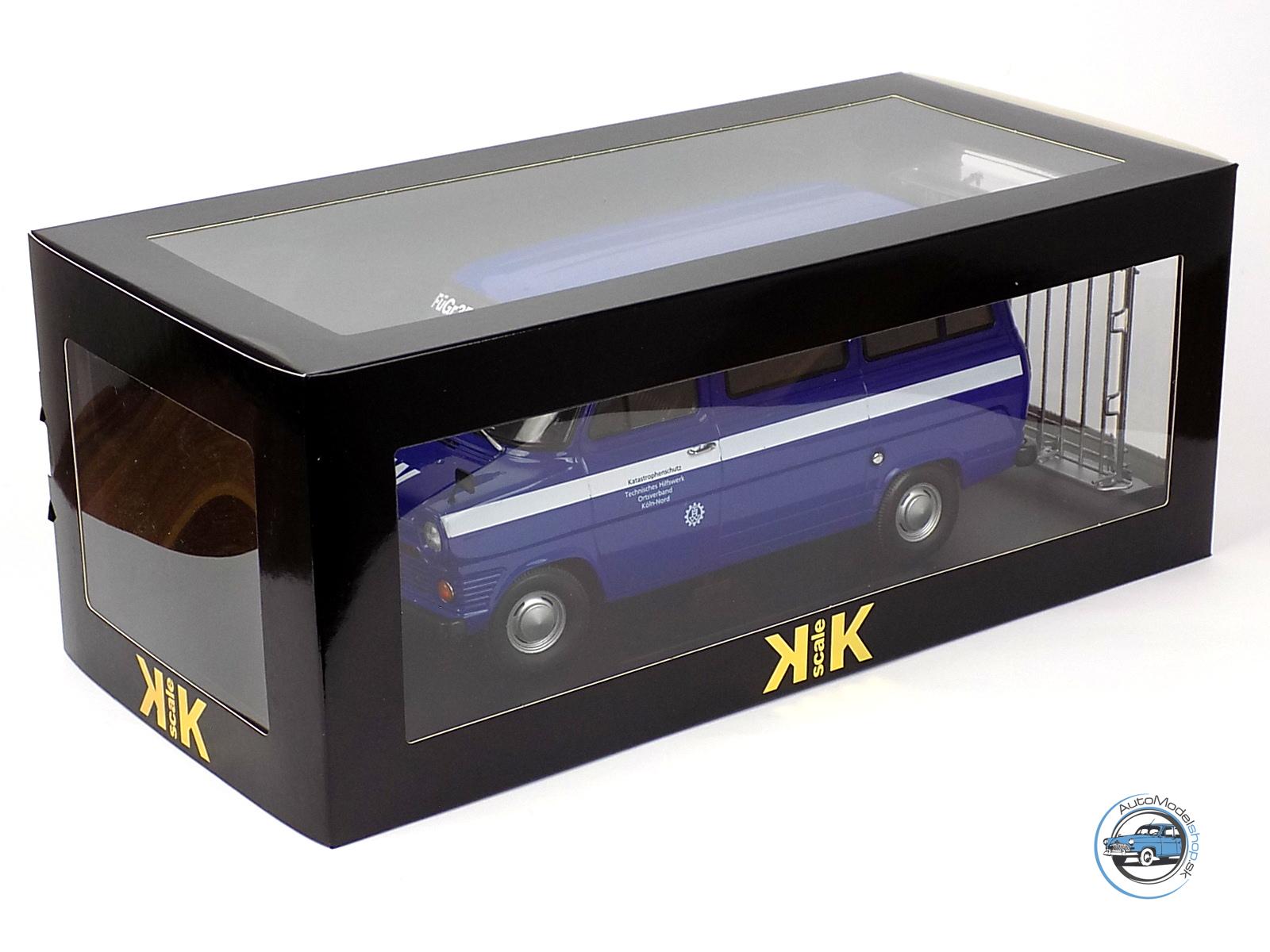 FORD TRANSIT MINIBUS THW KOLÍN NAD RÝNOM 1965 - 1:18 KK SCALE – Obrázok 7