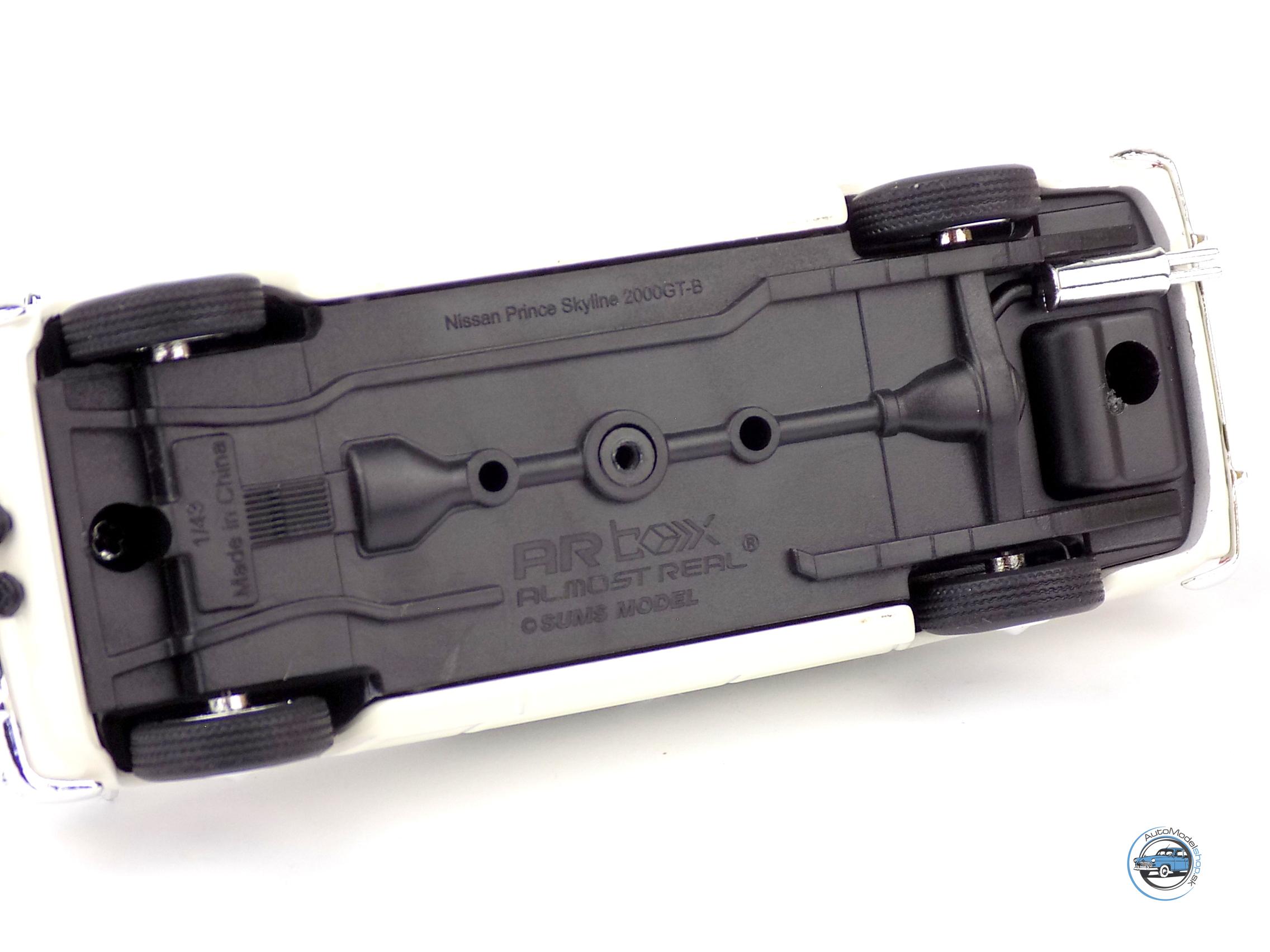 NISSAN PRINCE SKYLINE 2000 GT-B (S54B-2) 1965 – 1:43 JAPAN COLLECTION – Almost real & Sums model – Obrázok 3