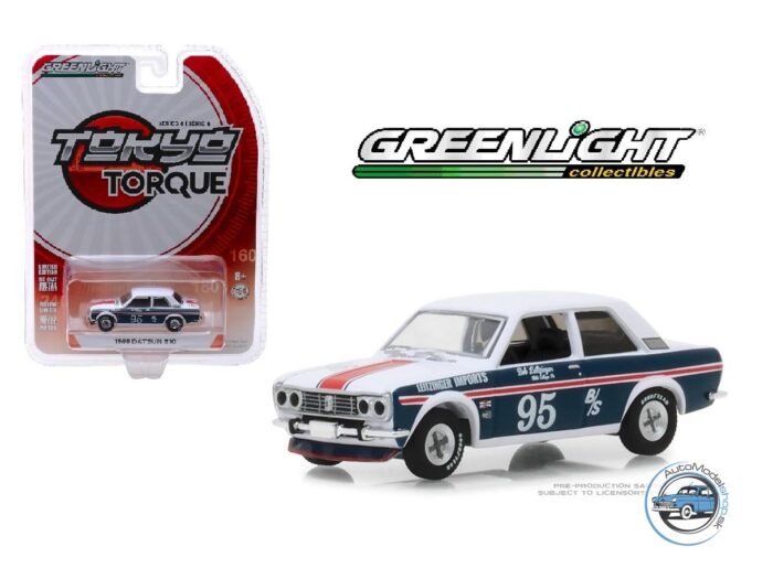 DATSUN  510 N 95 RACING 1969 - 1:64 GREENLIGHT