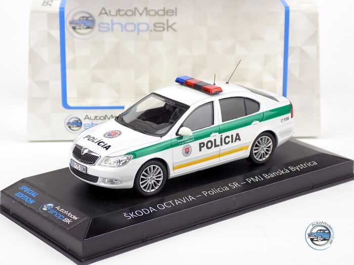 ŠKODA OCTAVIA II POLÍCIA SR - PMJ BANSKÁ BYSTRICA - 1:43