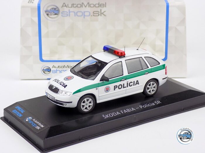 ŠKODA FABIA COMBI POLÍCIA SR - KR PZ SR NITRA - 1:43
