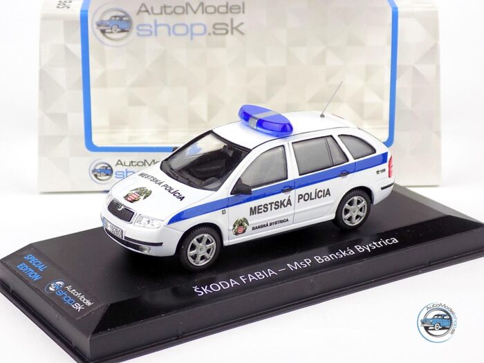 ŠKODA FABIA - MESTSKÁ POLÍCIA BANSKÁ BYSTRICA - 1:43