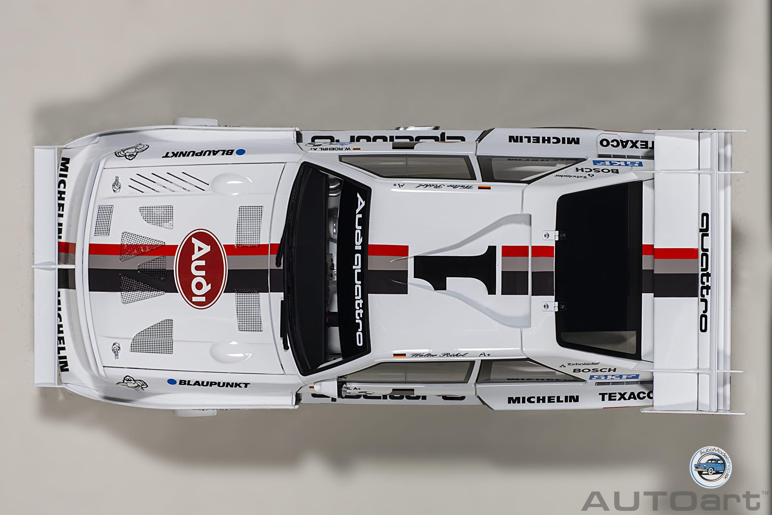AUDI QUATTRO SPORT S1 N 1 WINNER RALLY PIKES PEAK HILL CLIMB 1987 W.ROHRL - 1:18 AUTOART – Obrázok 7