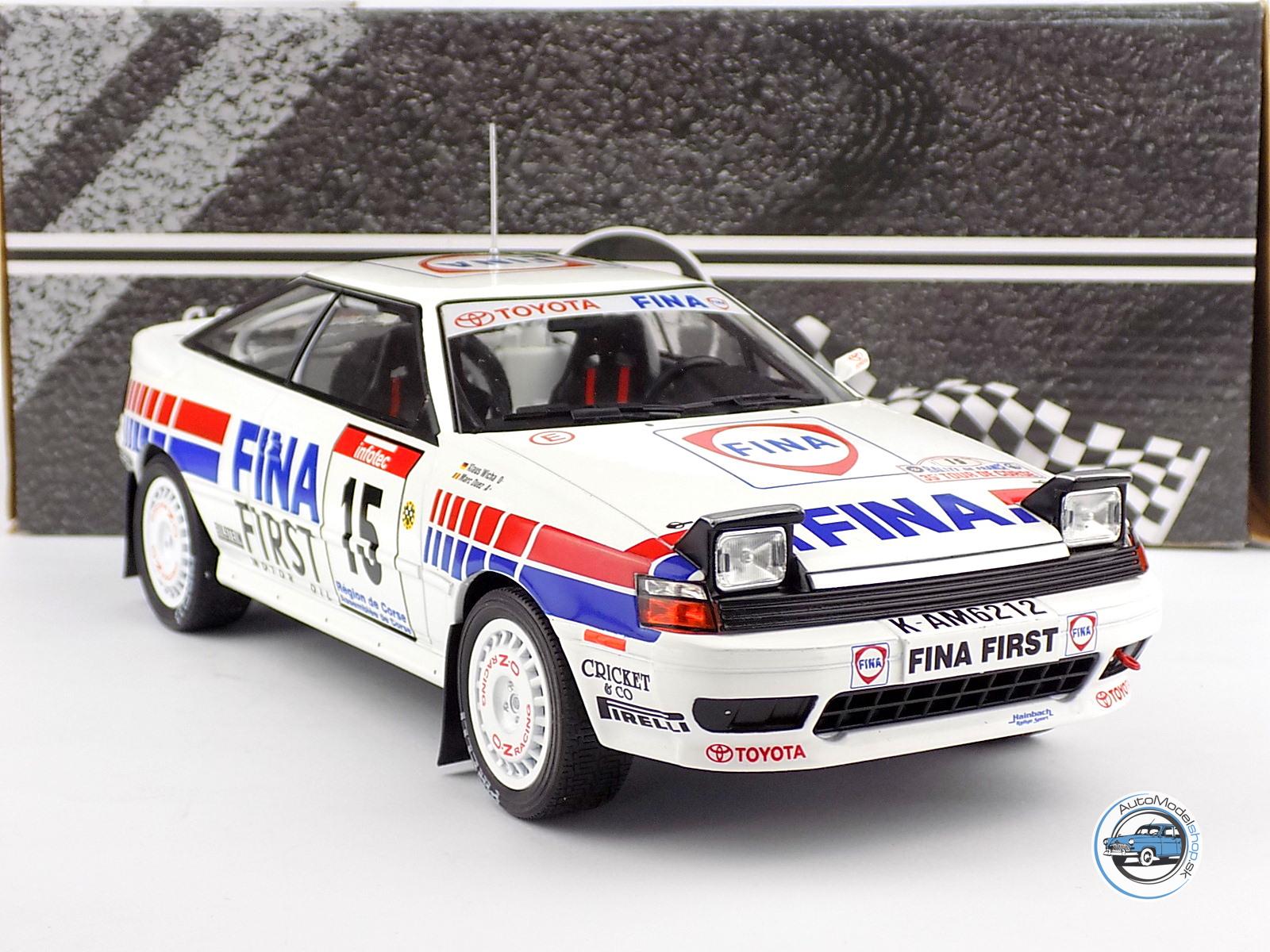 TOYOTA CELICA GT-4 ST165 FINA N 15 RALLY TOUR DE CORSE 1991 M.DUEZ - K.WICHA - 1:18 TRIPLE9 – Obrázok 3