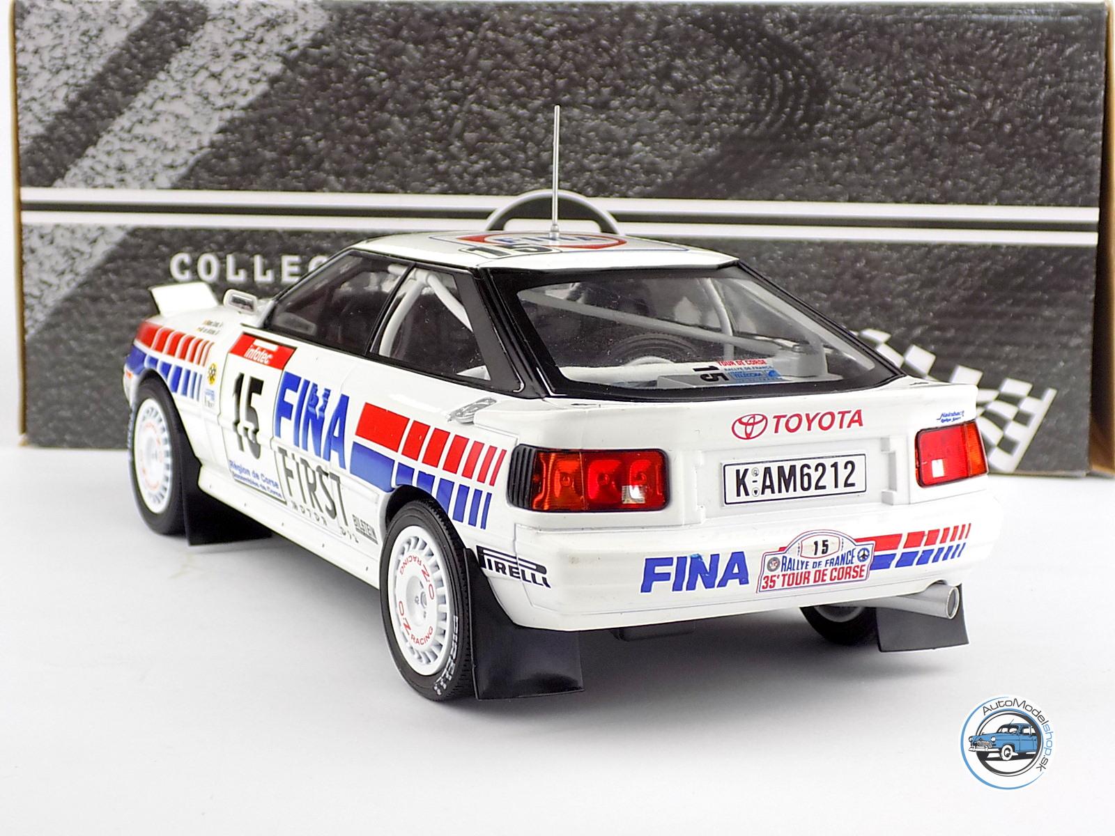 TOYOTA CELICA GT-4 ST165 FINA N 15 RALLY TOUR DE CORSE 1991 M.DUEZ - K.WICHA - 1:18 TRIPLE9 – Obrázok 4