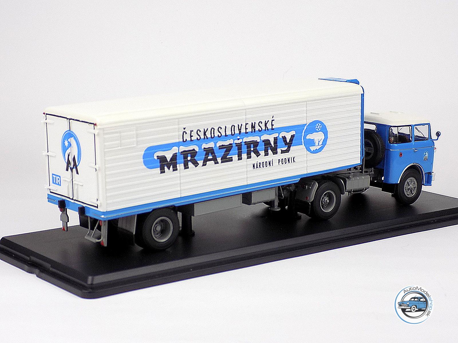 LIAZ 706 RTTN + CHLADIARENSKÝ NÁVES ORLIČAN N12CH 1978 Československé mraziarne – 1:43 Premium ClassiXXs – Obrázok 4