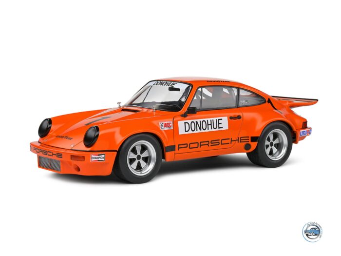 PORSCHE 911 RS 3.0L COUPE N 1 WINNER IROC DAYTONA 1974 MARK DONOHUE - 1:18 SOLIDO