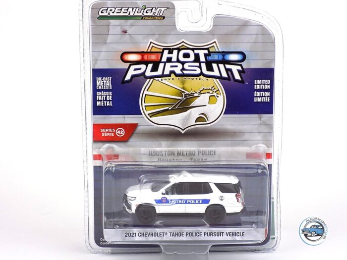 CHEVROLET TAHOE HOUSTON TEXAS METRO POLICE 2021 - 1:64 GREENLIGHT