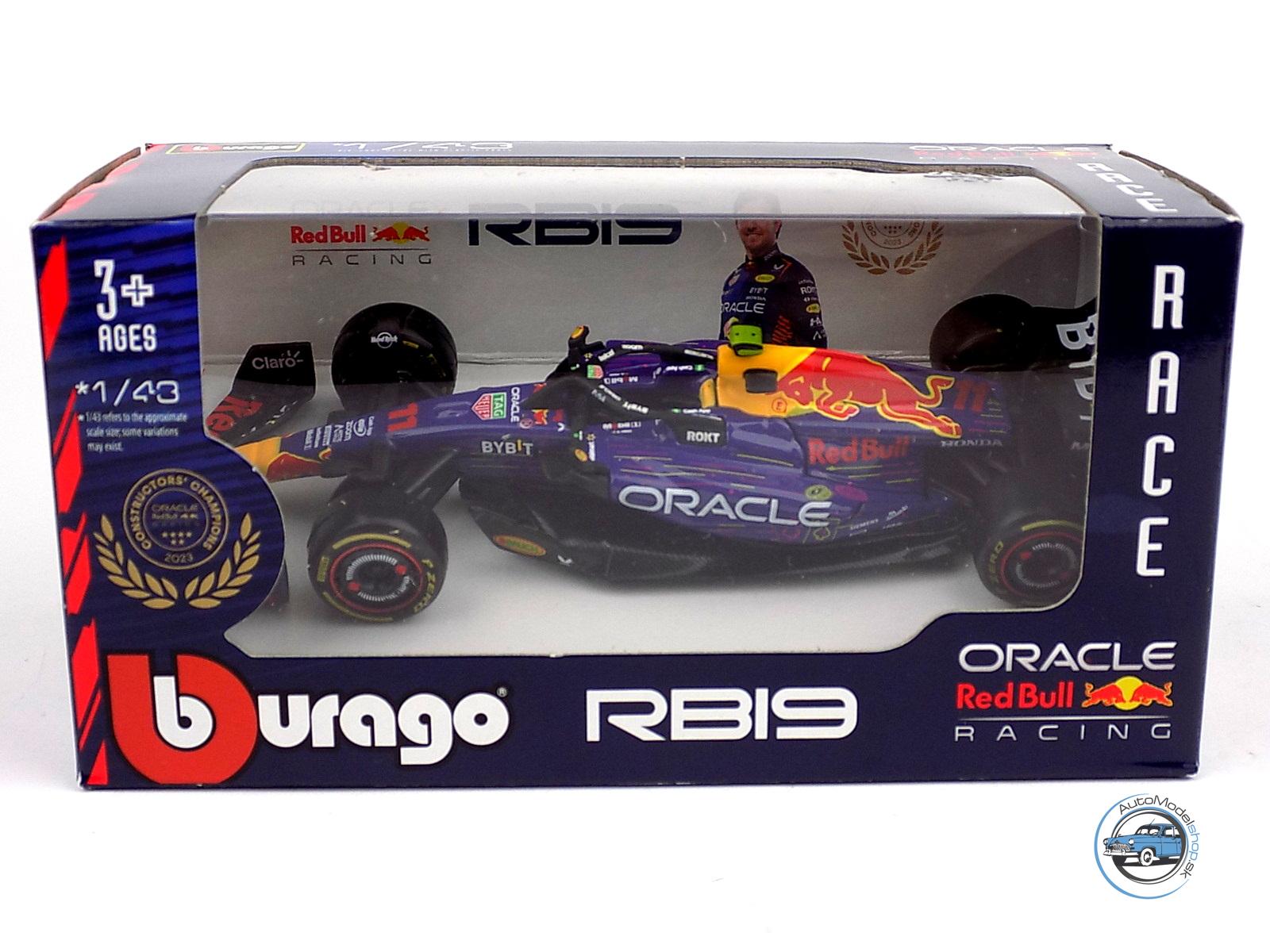 RED BULL F1 RB19 TEAM ORACLE RED BULL RACING #11 3rd LAS VEGAS USA GP 2023 SERGIO PEREZ - 1:43 BBURAGO – Obrázok 5