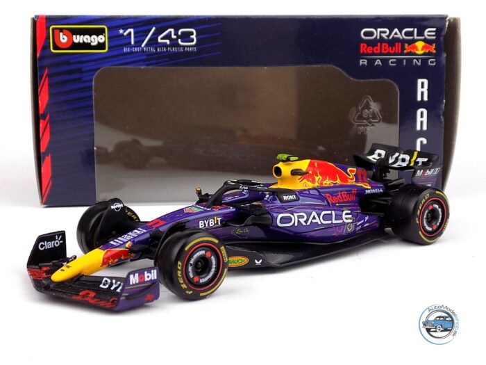 RED BULL F1 RB19 TEAM ORACLE RED BULL RACING #11 3rd LAS VEGAS USA GP 2023 SERGIO PEREZ - 1:43 BBURAGO