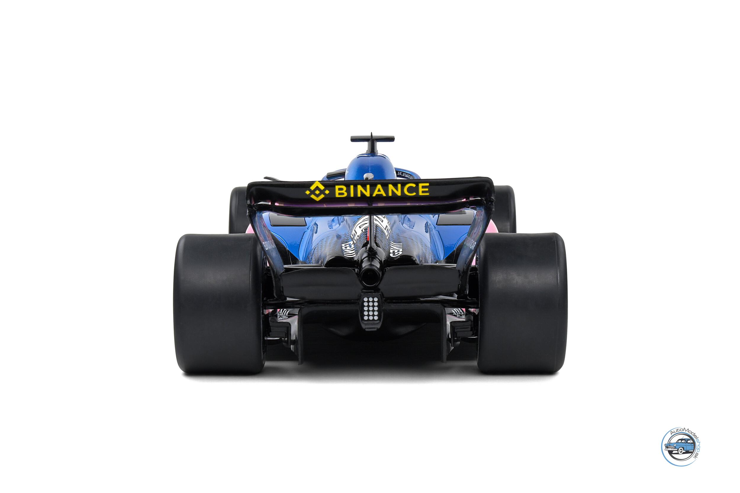 ALPINE F1 A522 TEAM ALPINE BWT #14 MONACO GP 2022 FERNANDO ALONSO - 1:18 SOLIDO – Obrázok 3