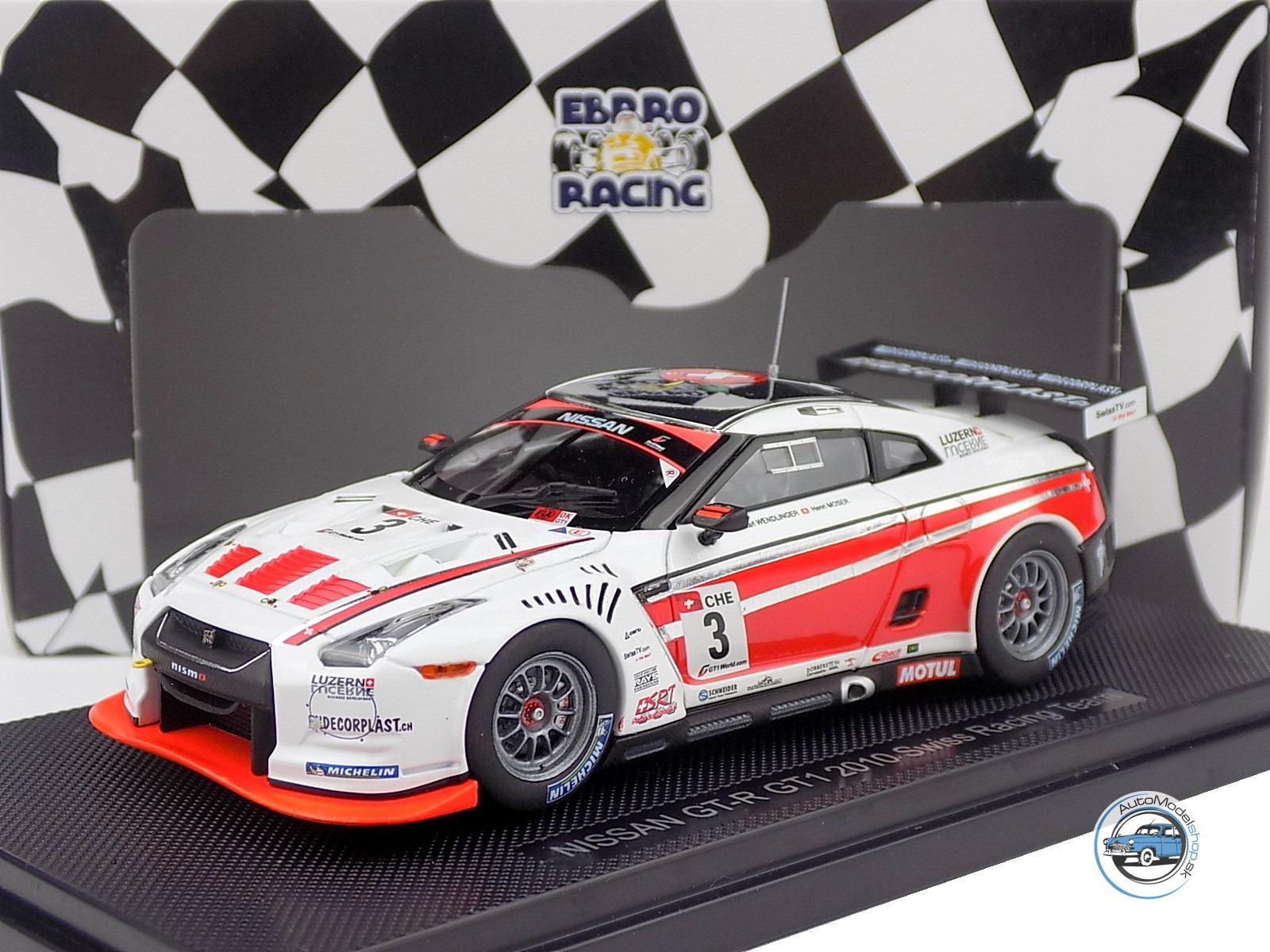 NISSAN GT-R GT1 2010 SWISS RACING TEAM - 1:43 EBBRO