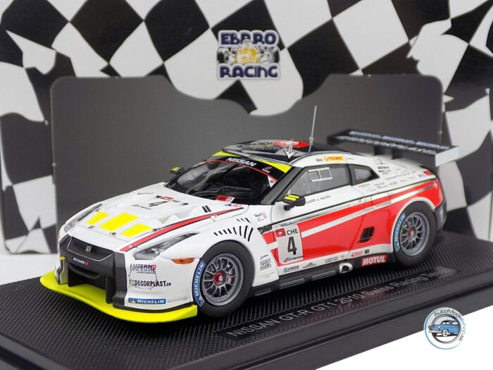 NISSAN GT-R GT1 2010 SWISS RACING REAM - 1:43 EBBRO