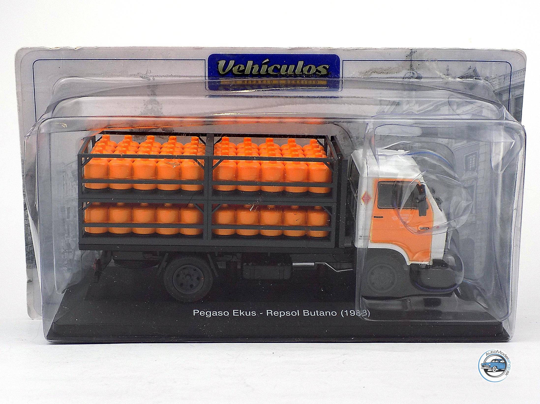 ZĽAVA - POŠKODENÝ OBAL : PEGASO EKUS REPSOL GAS BUTANO 1988 - 1:43 HACHETTE – Obrázok 5