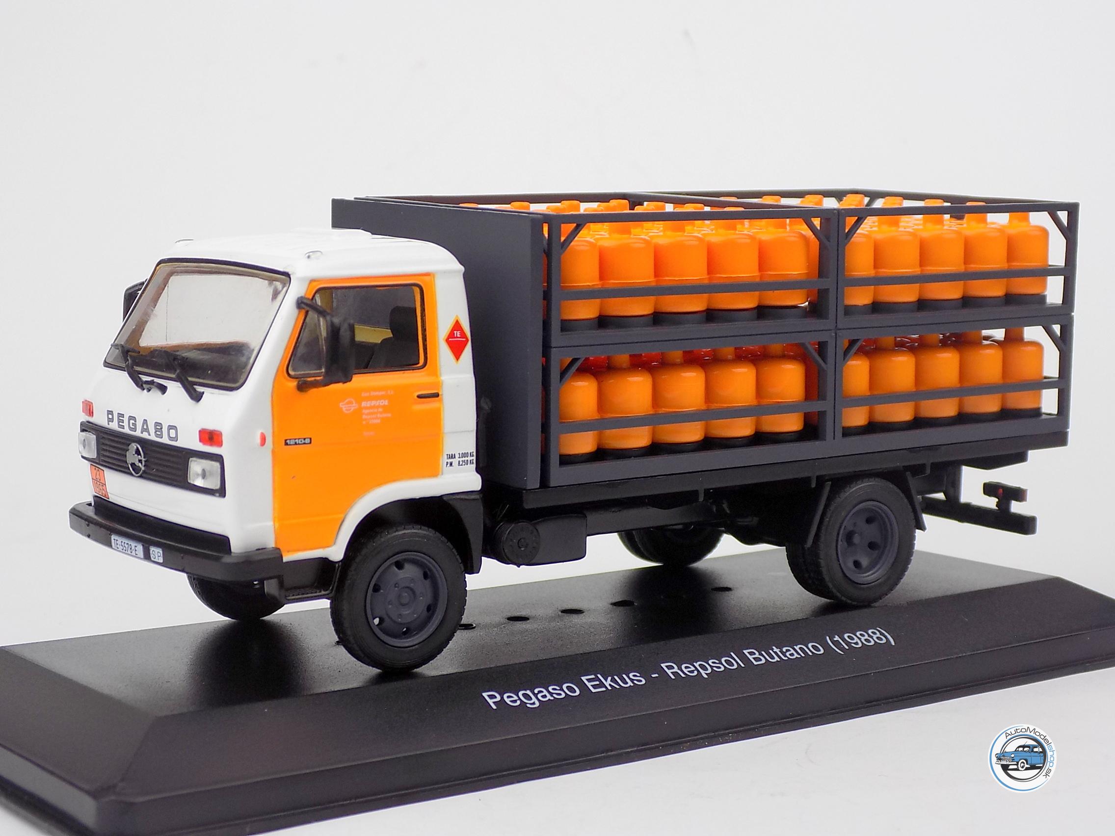 ZĽAVA - POŠKODENÝ OBAL : PEGASO EKUS REPSOL GAS BUTANO 1988 - 1:43 HACHETTE – Obrázok 2