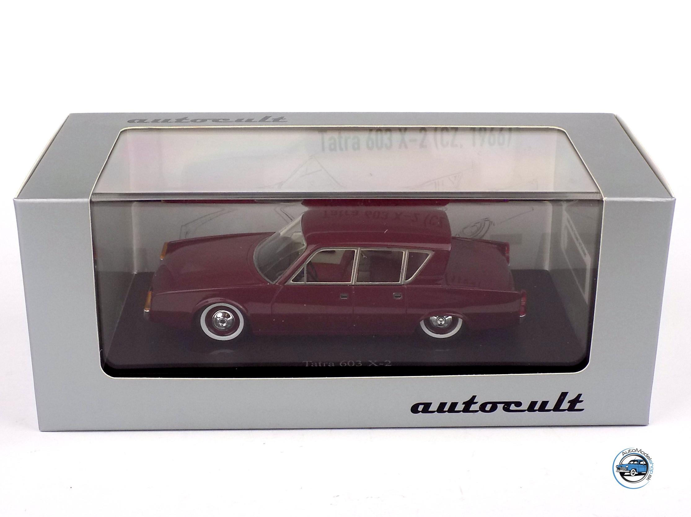 TATRA 603 X/2 ČESKOSLOVENSKO 1966 + USB KATALÓG KNIHA ROKA 2024 – 1:43 AUTOCULT – Obrázok 9