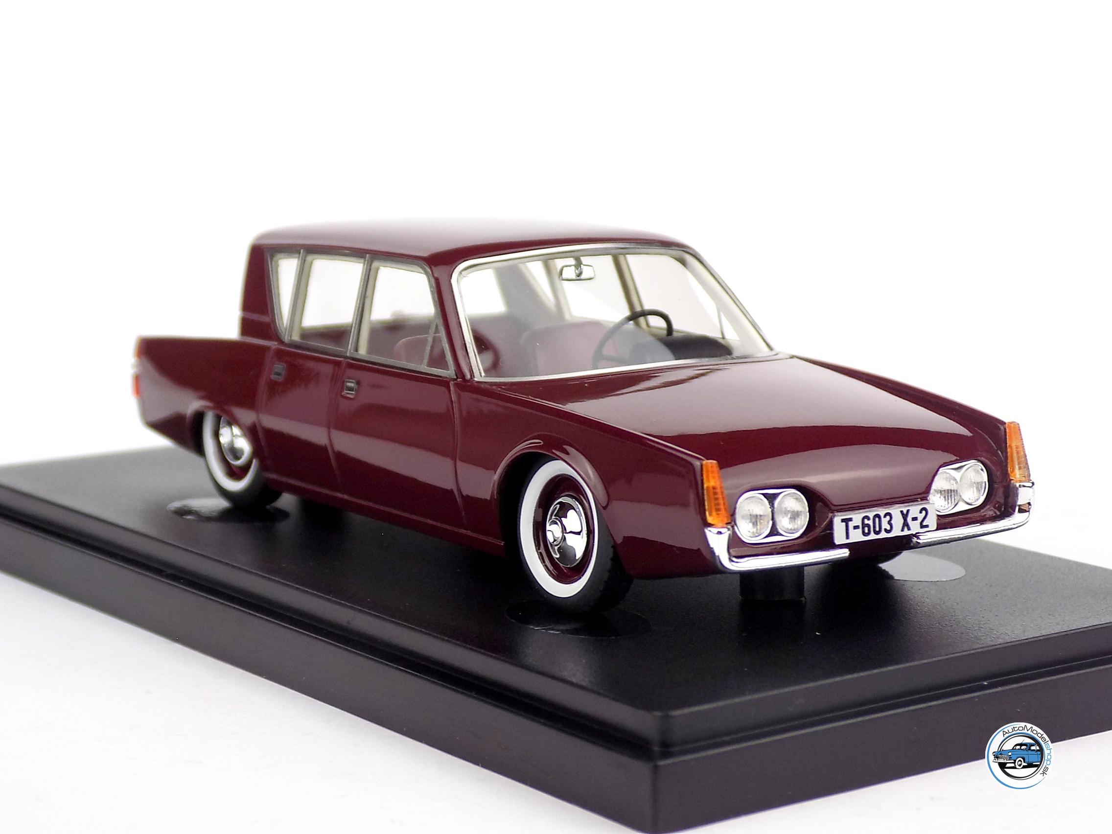 TATRA 603 X/2 ČESKOSLOVENSKO 1966 + USB KATALÓG KNIHA ROKA 2024 – 1:43 AUTOCULT – Obrázok 5